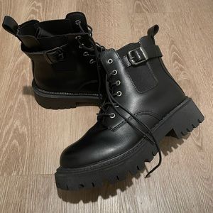 Chunky Buckle/Combat Boots
